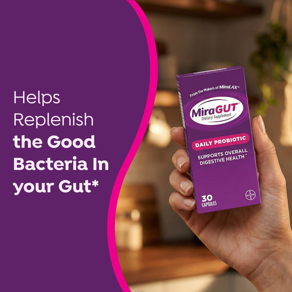 MiraGUT gluten-free label emphasizes suitability for gluten-free diets