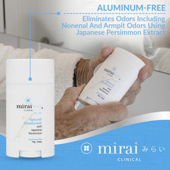 Mirai Clinical full-body use deodorant for odor control