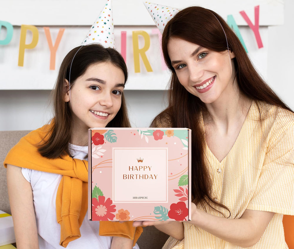 Mirasphere birthday poster celebrating a Sweet 16 milestone
