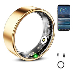 Mirlray Smart Ring on finger shows ultra-thin design for daily wear.