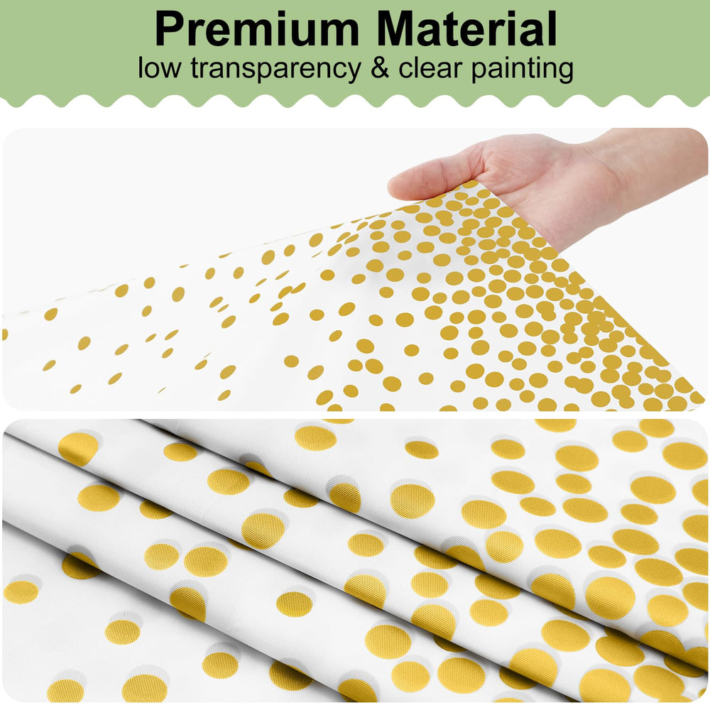Misaya disposable tablecloths offer convenient post-event disposal and storage.