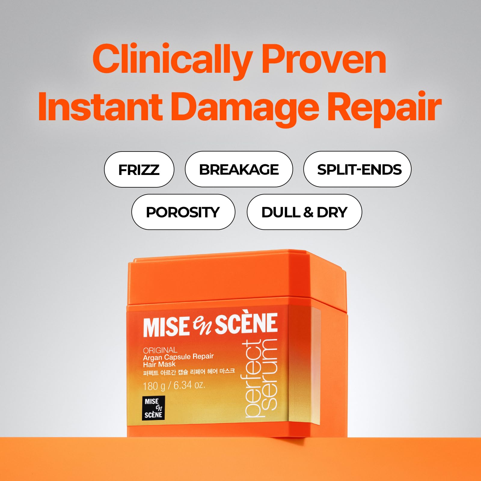 Mise En Scene deep conditioning with argan oil capsules for dry hair