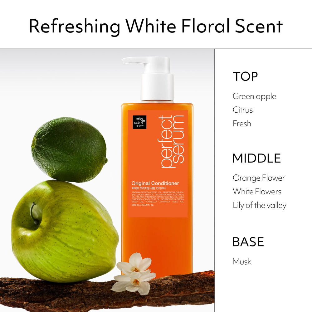 Product packaging shows floral scent notes of citrus and lily.