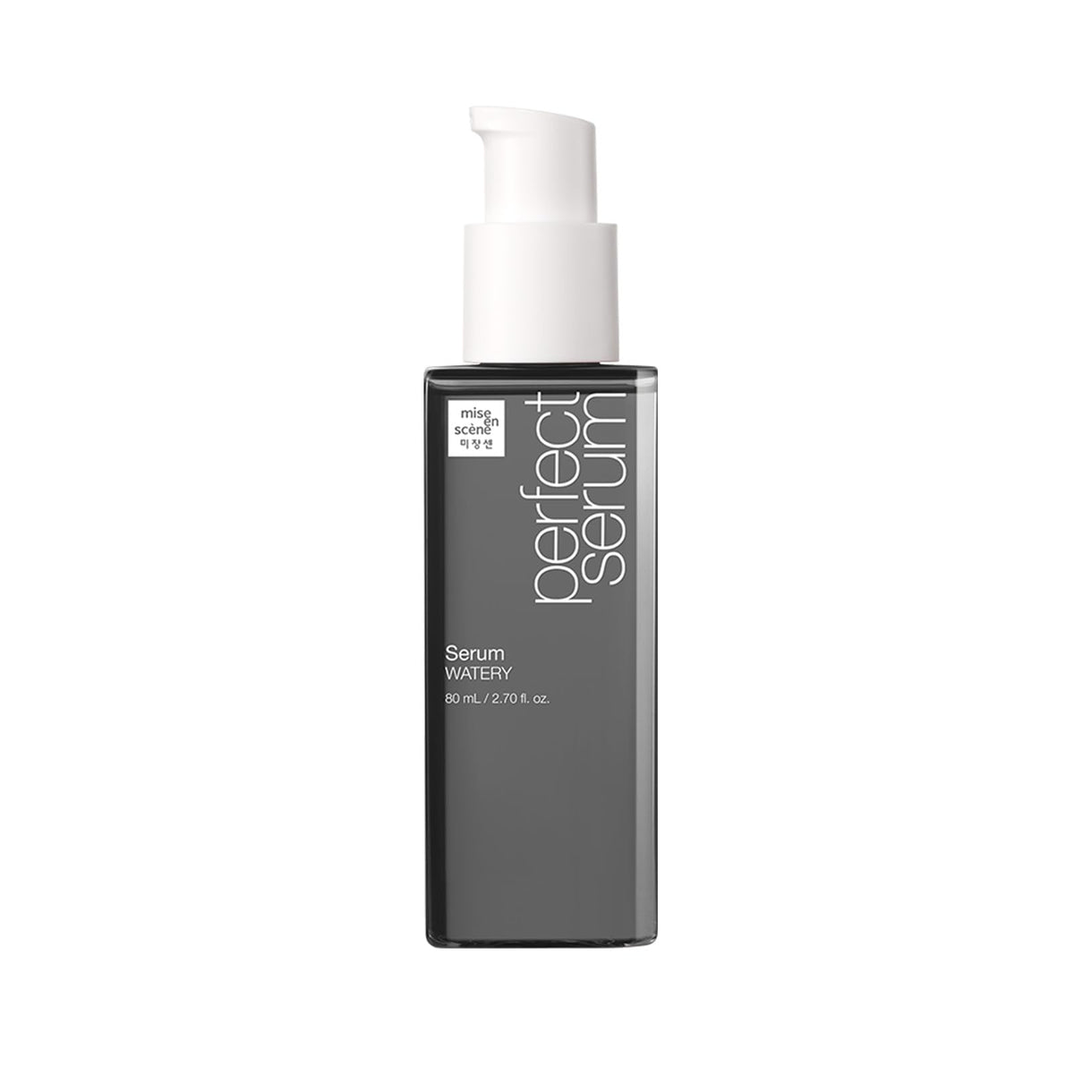 Mise En Scene Perfect Serum Watery bottle delivers weightless hydration for fine hair