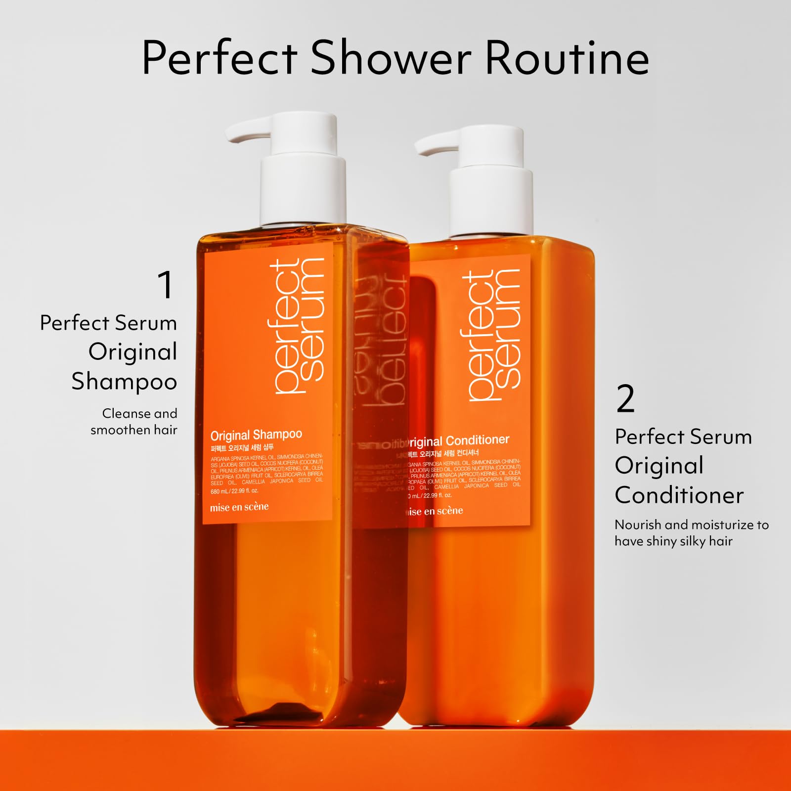 Wet hair with conditioner being applied for even distribution.