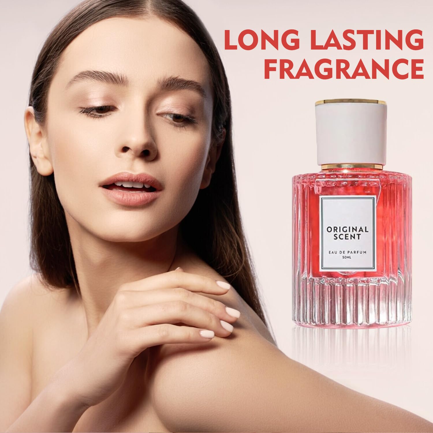 Roller cap and clear bottle showcase premium finish of MISEDI perfume.