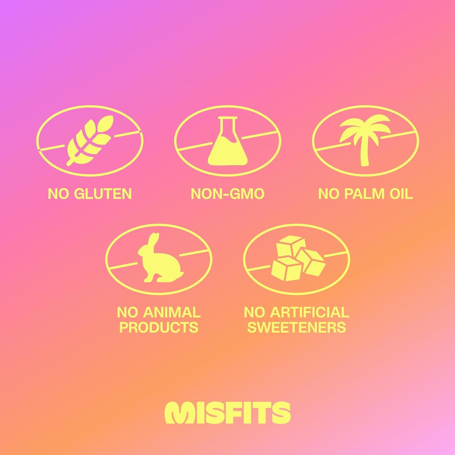 Misfits vegan protein bars arranged to highlight plant-based protein fueling workouts