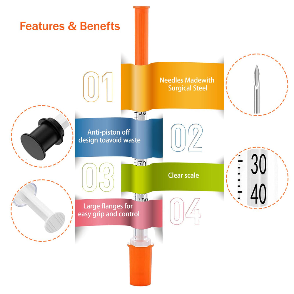 Misisulin airtight plunger provides tight seals for reliable readings.