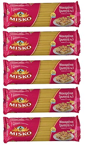 Misko pastitsio pasta box front for authentic Greek baking.