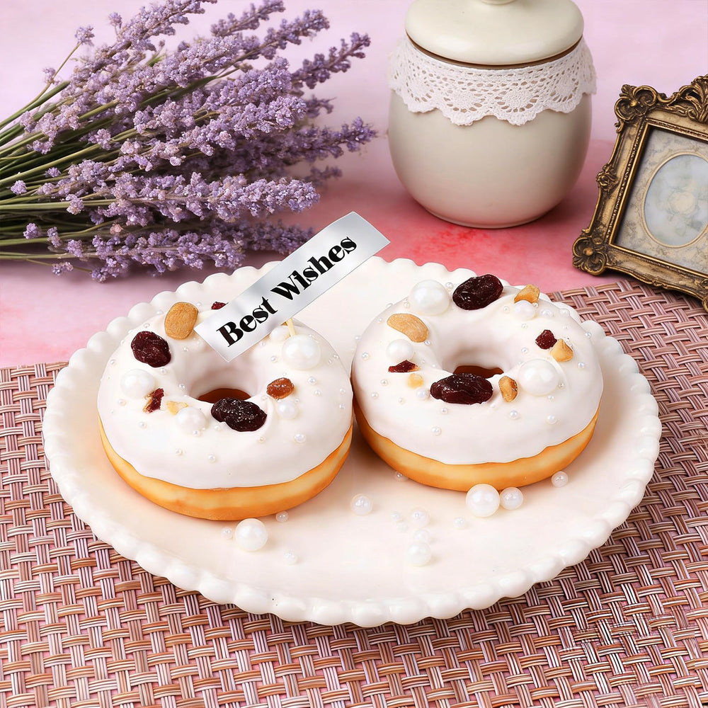Miss Doozy White Pearl Sprinkles 10mm jar creates dramatic accents on desserts