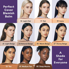 MISSHA M Perfect Cover Serum BB Cream No.23 glow finish on skin for radiant look.