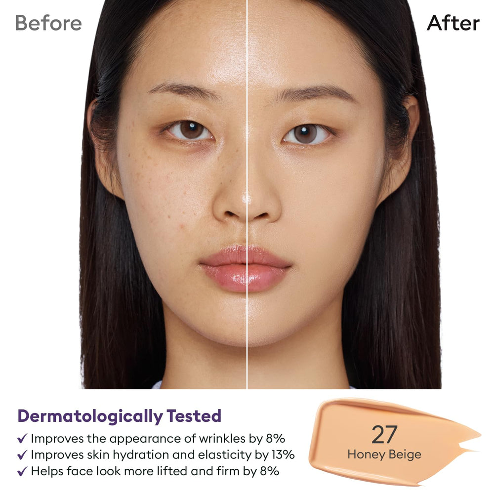 MISSHA M Perfect Cover Serum BB Cream No.27 bottle-pour texture for quick application