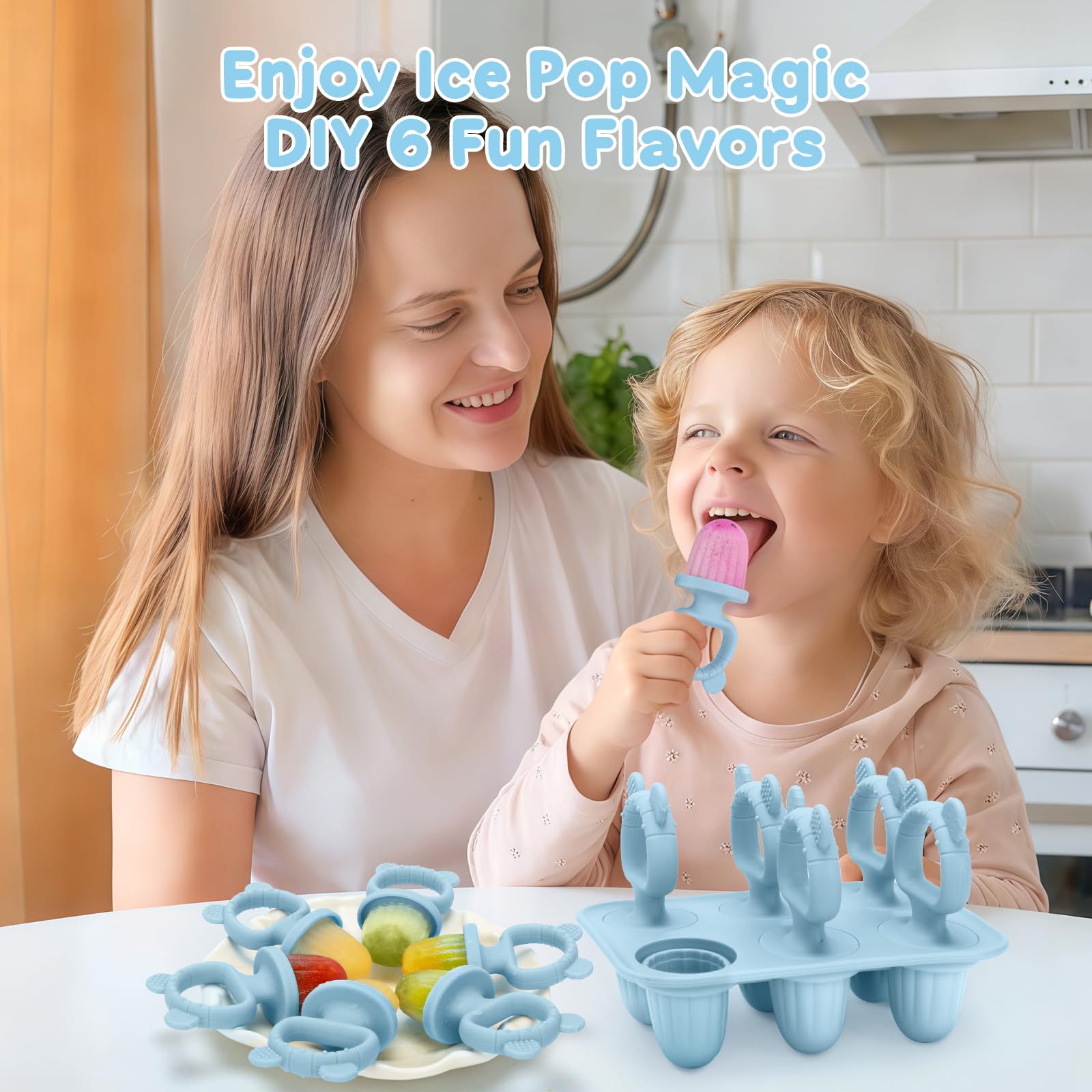 MISSLILI dishwasher-safe silicone makes cleanup quick and easy.