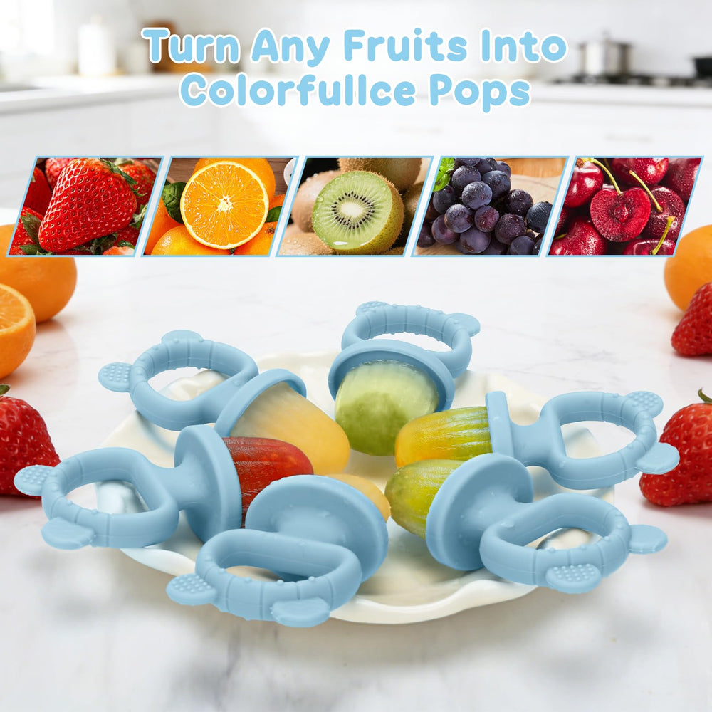 MISSLILI soft-teether handles provide gentle gum relief.