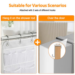 MISSLO compact shower caddy fits small bathrooms neatly