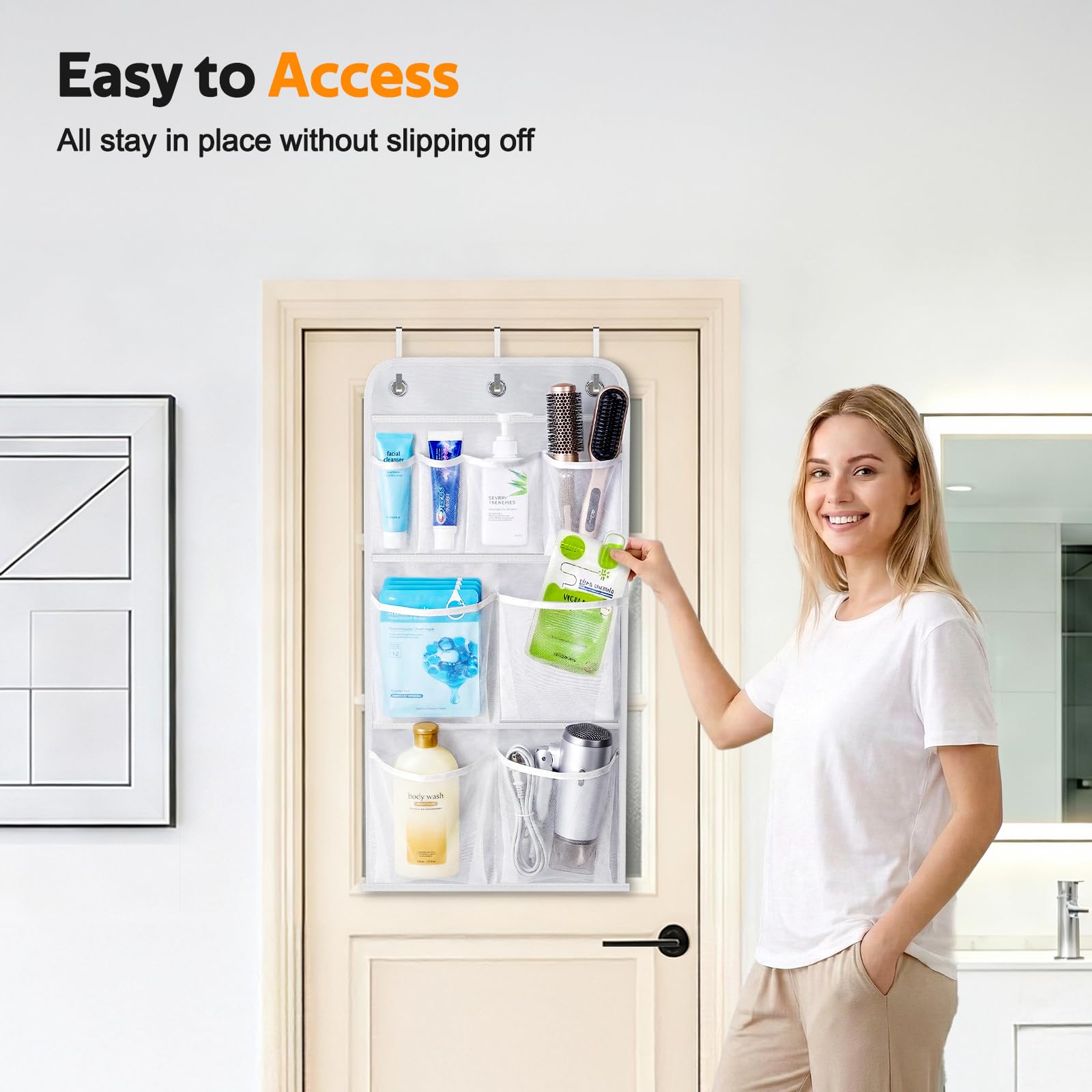 MISSLO space-saving design frees bathroom counter space