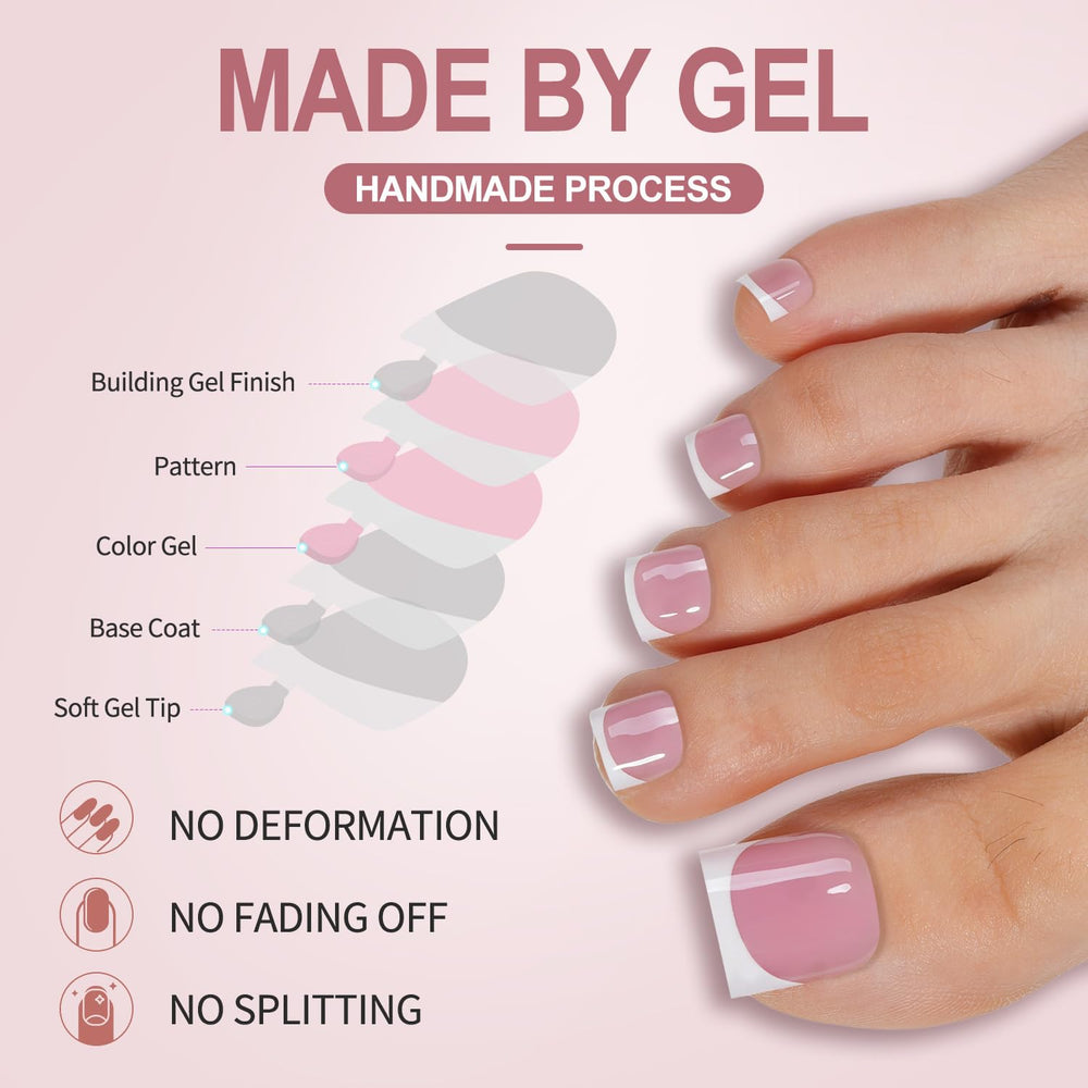 Misssix 15 sizes ensure a precise match for comfortable toe tip application.
