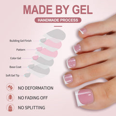 Misssix 15 sizes ensure a precise match for comfortable toe tip application.