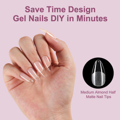 Misssix 5 in 1 nail glue gel ensures secure adherence under UV light.