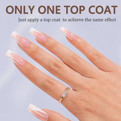 Misssix Deep French Gel Nail Tips no-file-needed for quick nail art
