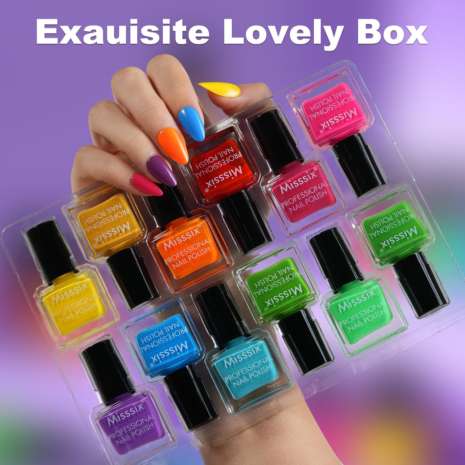 Misssix gift-ready nail polish set for holidays and birthdays