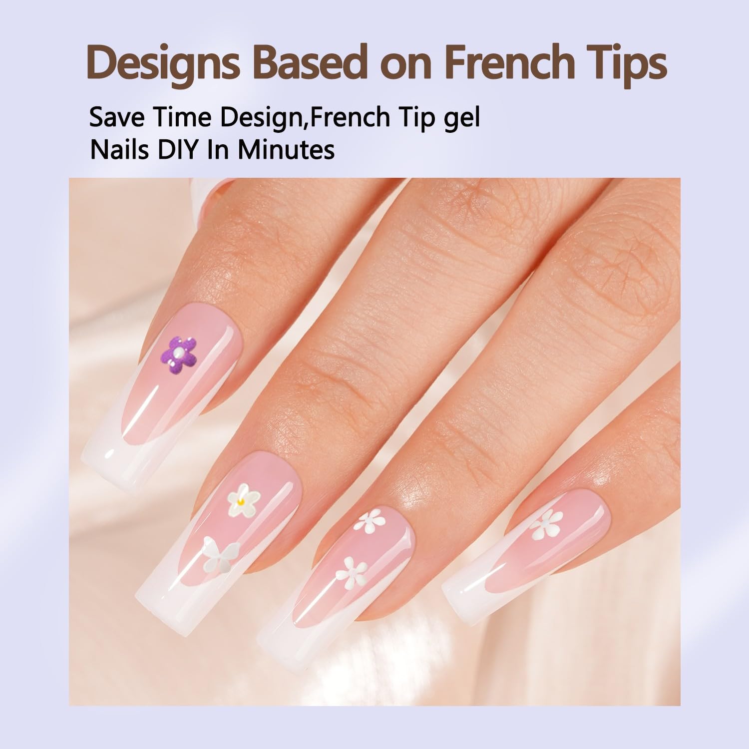 Misssix inner matte texture enhances adhesion with nail glue