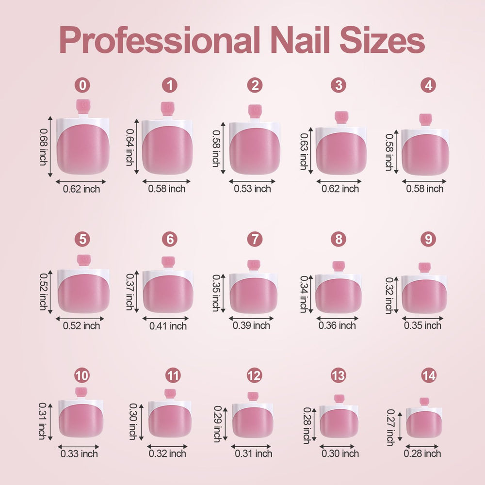 Misssix long-lasting press-on nails keep your look fresh for weeks.