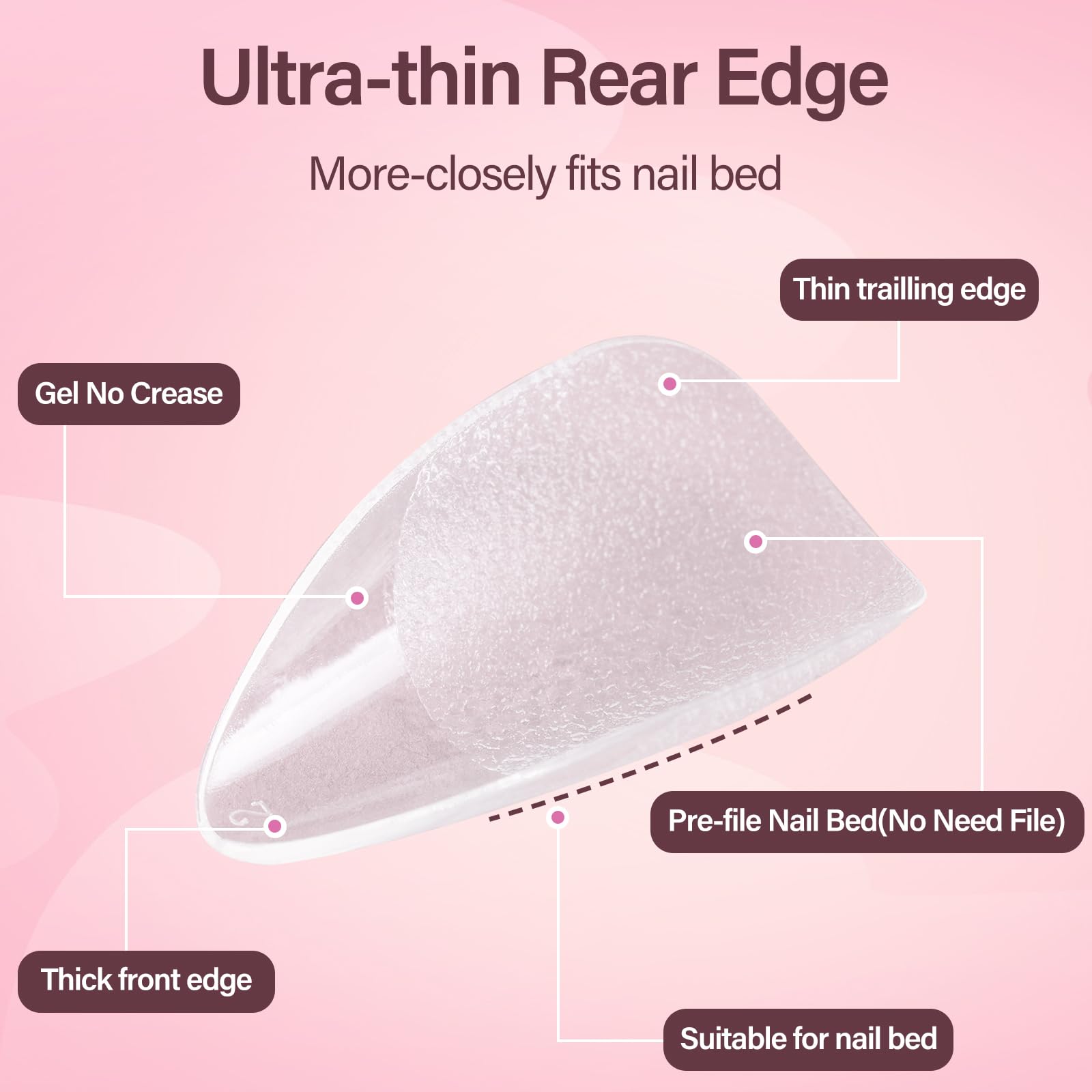 Misssix nail glue 10ml keeps nails secure with quick, strong adhesion.