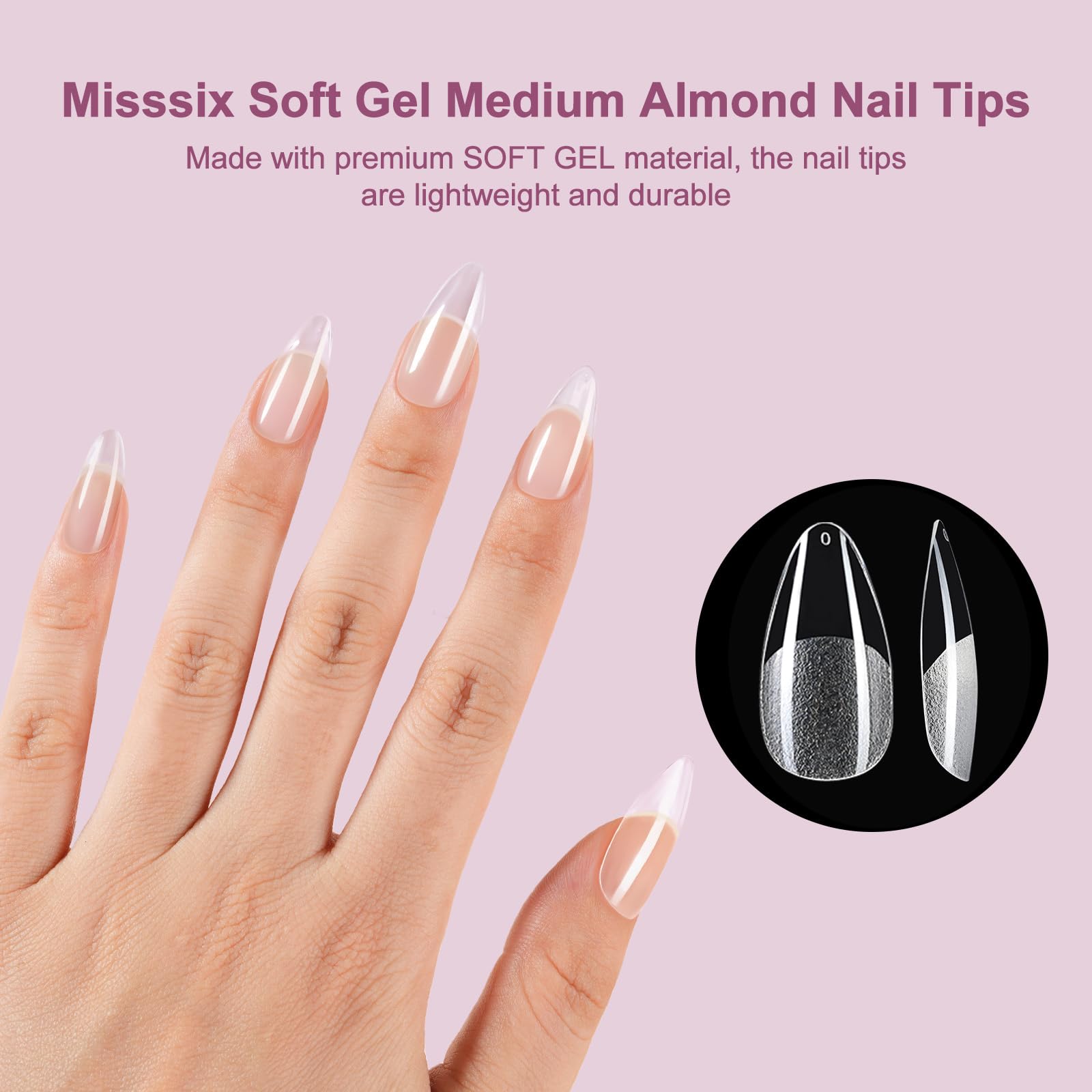 Misssix portable UV LED lamp powers fast cure for on the go nail styling.