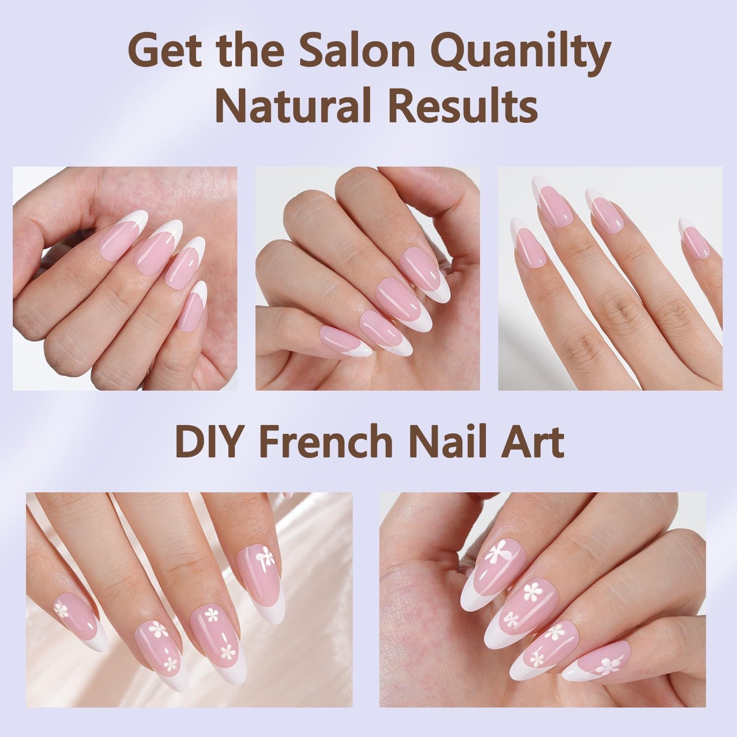 Misssix soft gel tips offer strong adhesion with a natural finish.