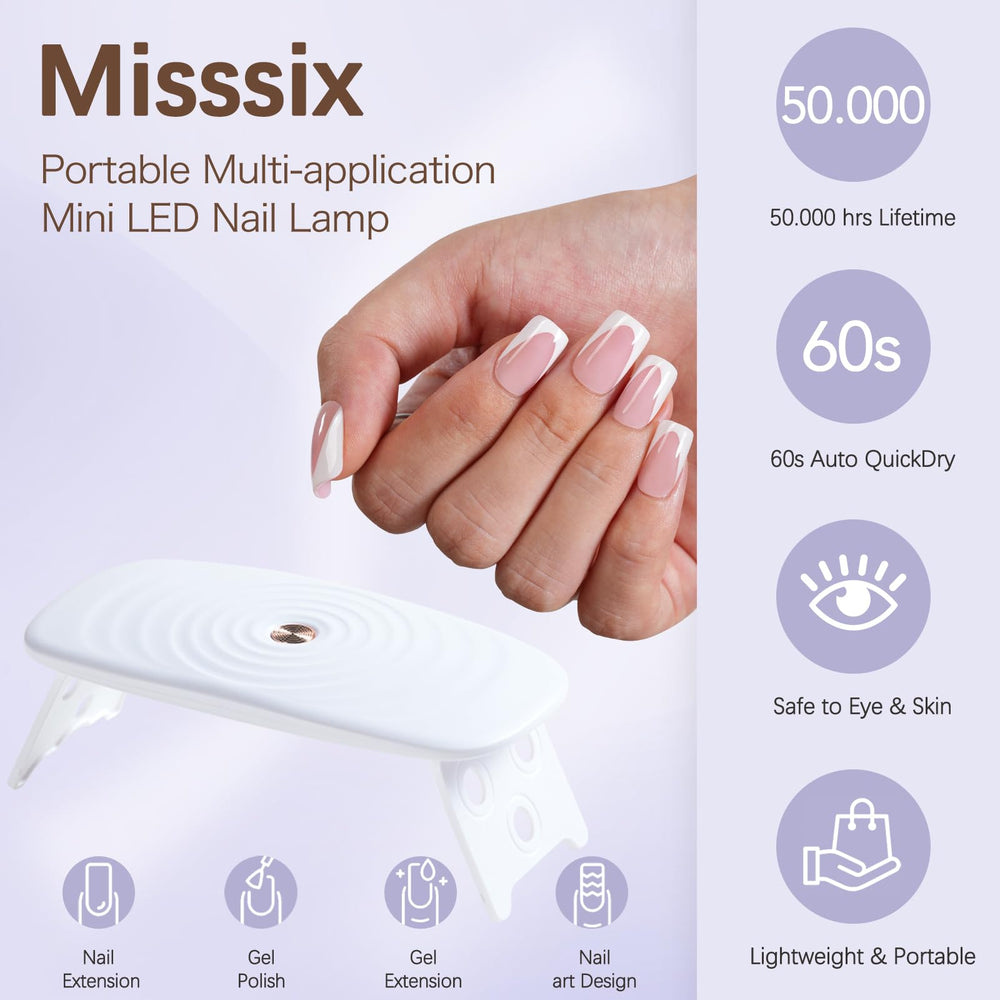 Misssix 5ml top coat image providing gloss and protection