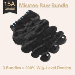 Misstoo Cambodian body wave 20 inch bundle adds natural fullness and length