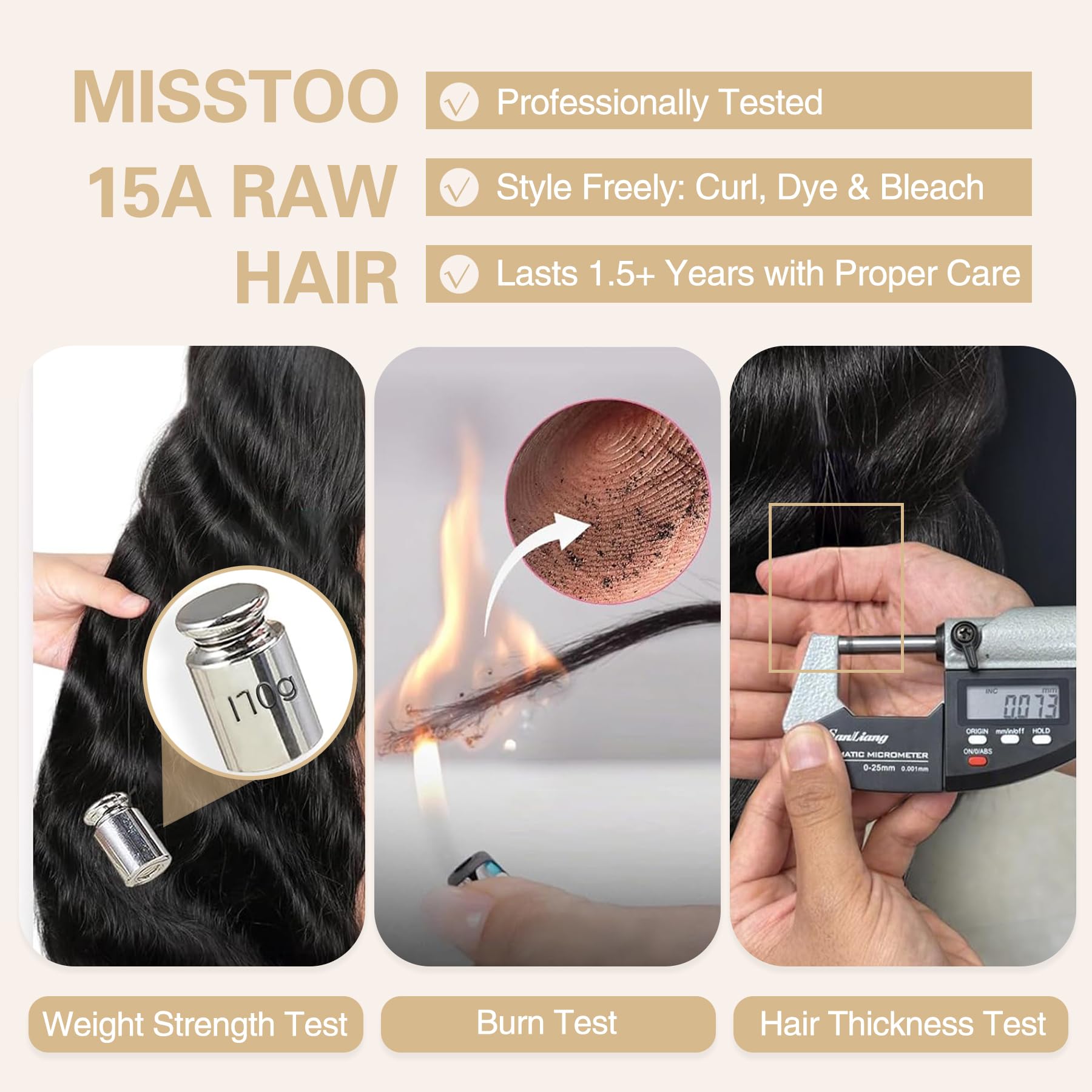 Misstoo reusable hair extensions for multiple installs and styling options