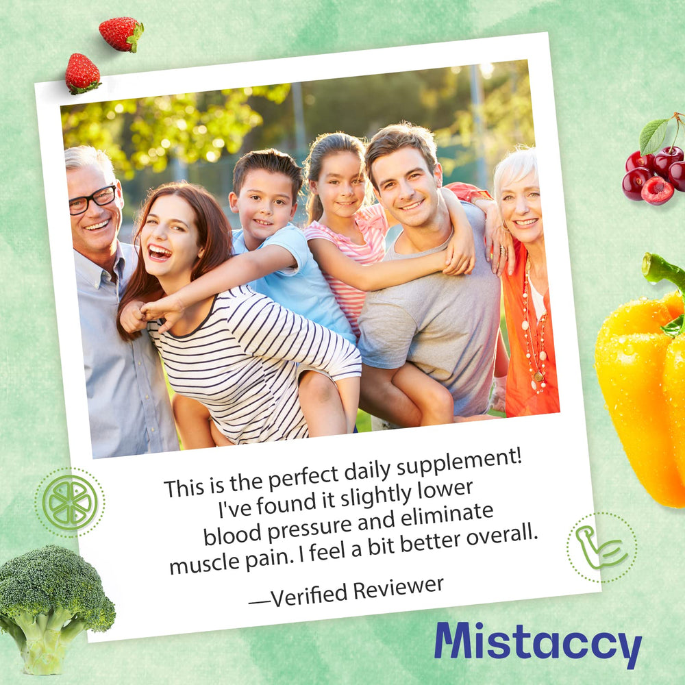 Mistaccy CoQ10 600mg on-the-go packaging, easy daily use