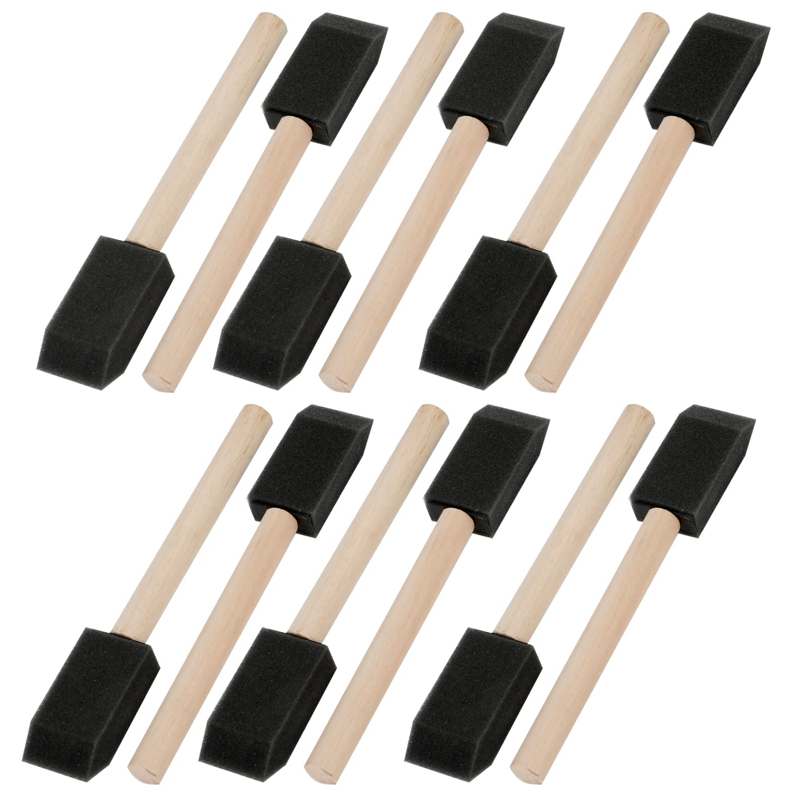 Mister Rui foam brush close-up showing secure head to handle