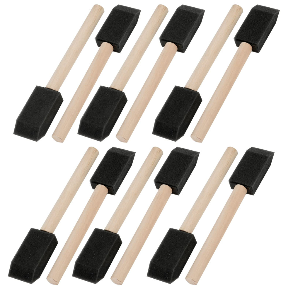 Mister Rui foam brush close-up showing secure head to handle