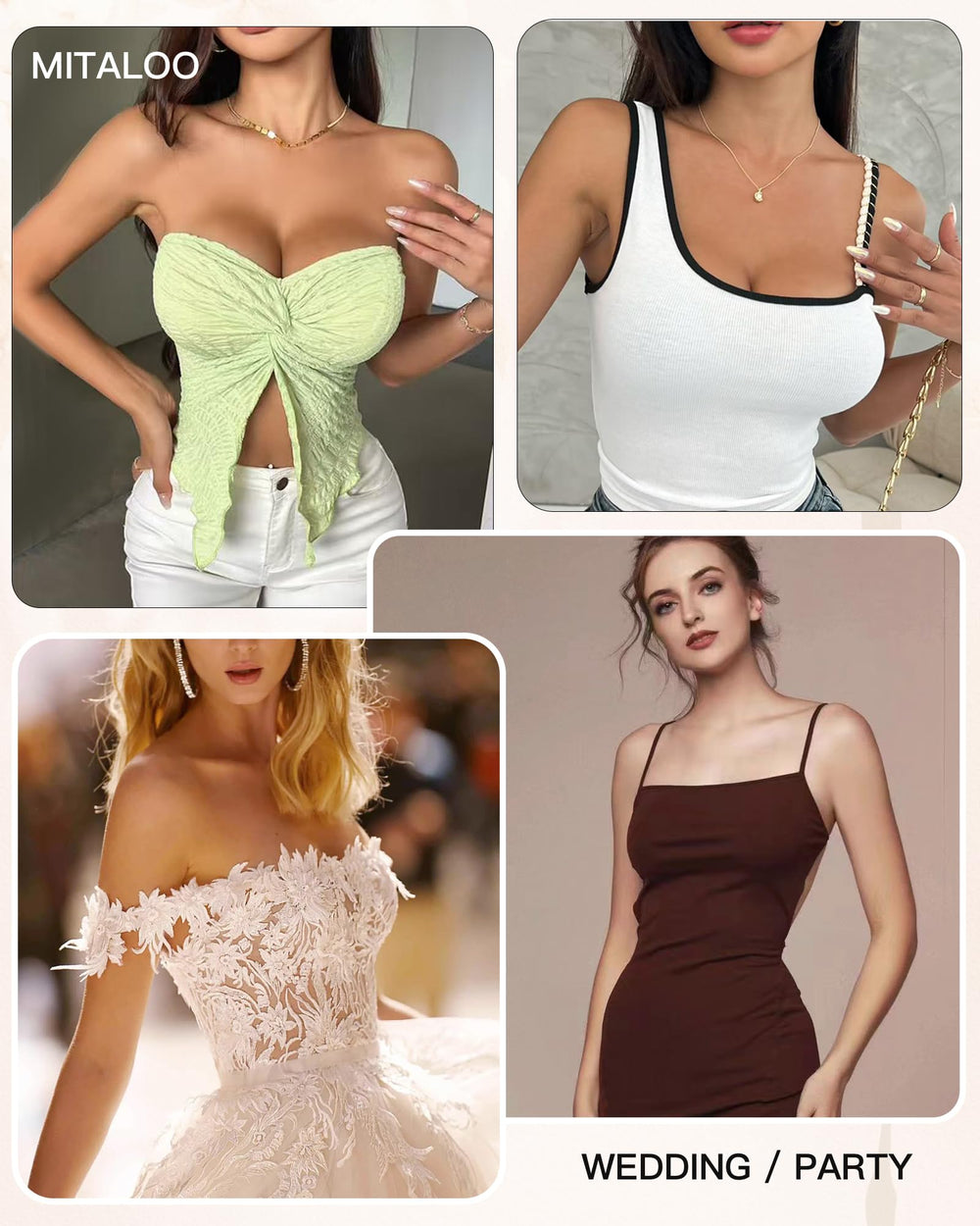 MITALOO nipple covers protect sensitive areas during wear.