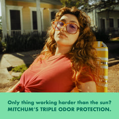 Mitchum 48-hour odor protection application detail suggests all-day confidence