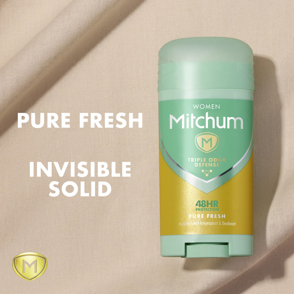 Mitchum no white marks design on skin demonstrates seamless wear