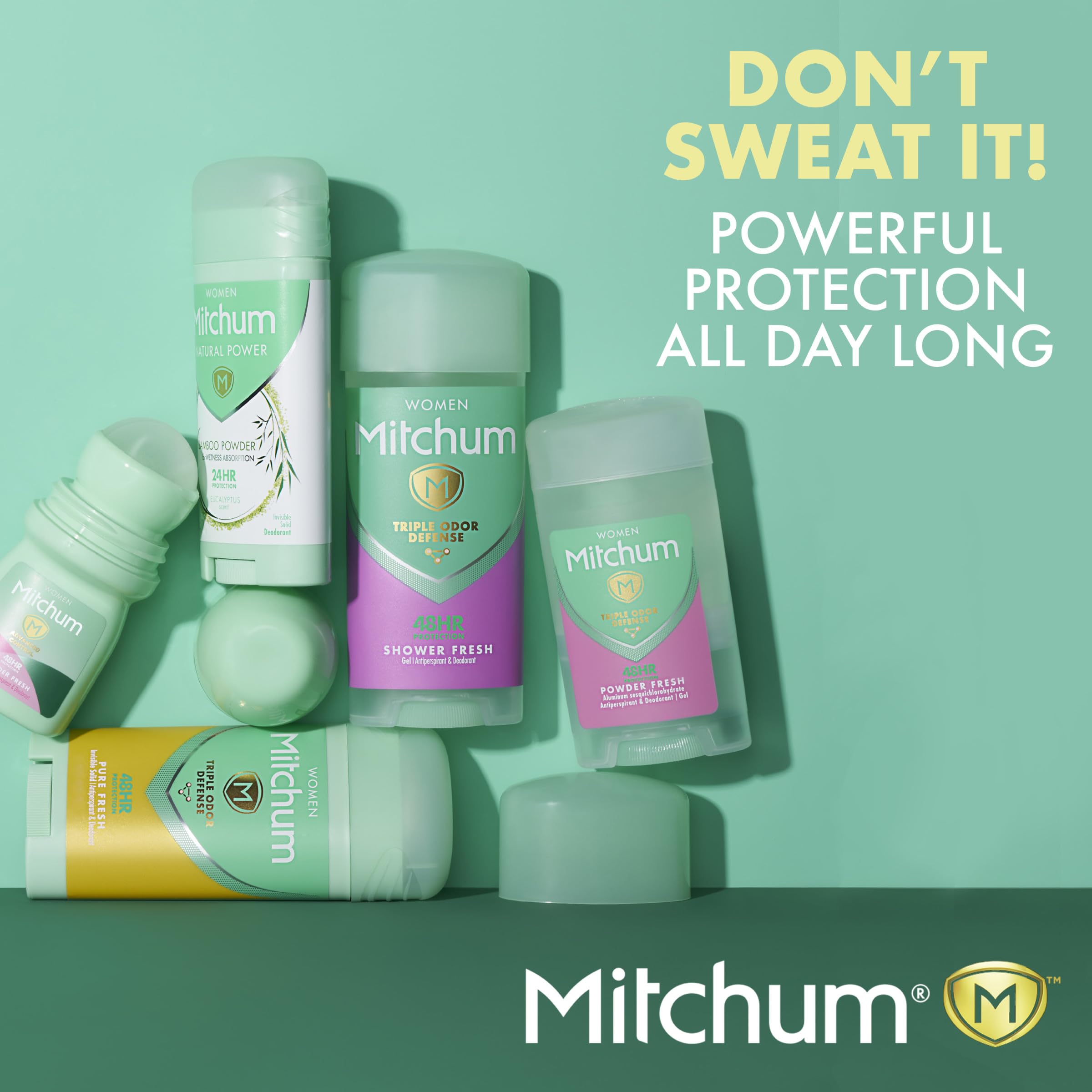 Mitchum suitable for all skin types visual emphasizes versatile daily use