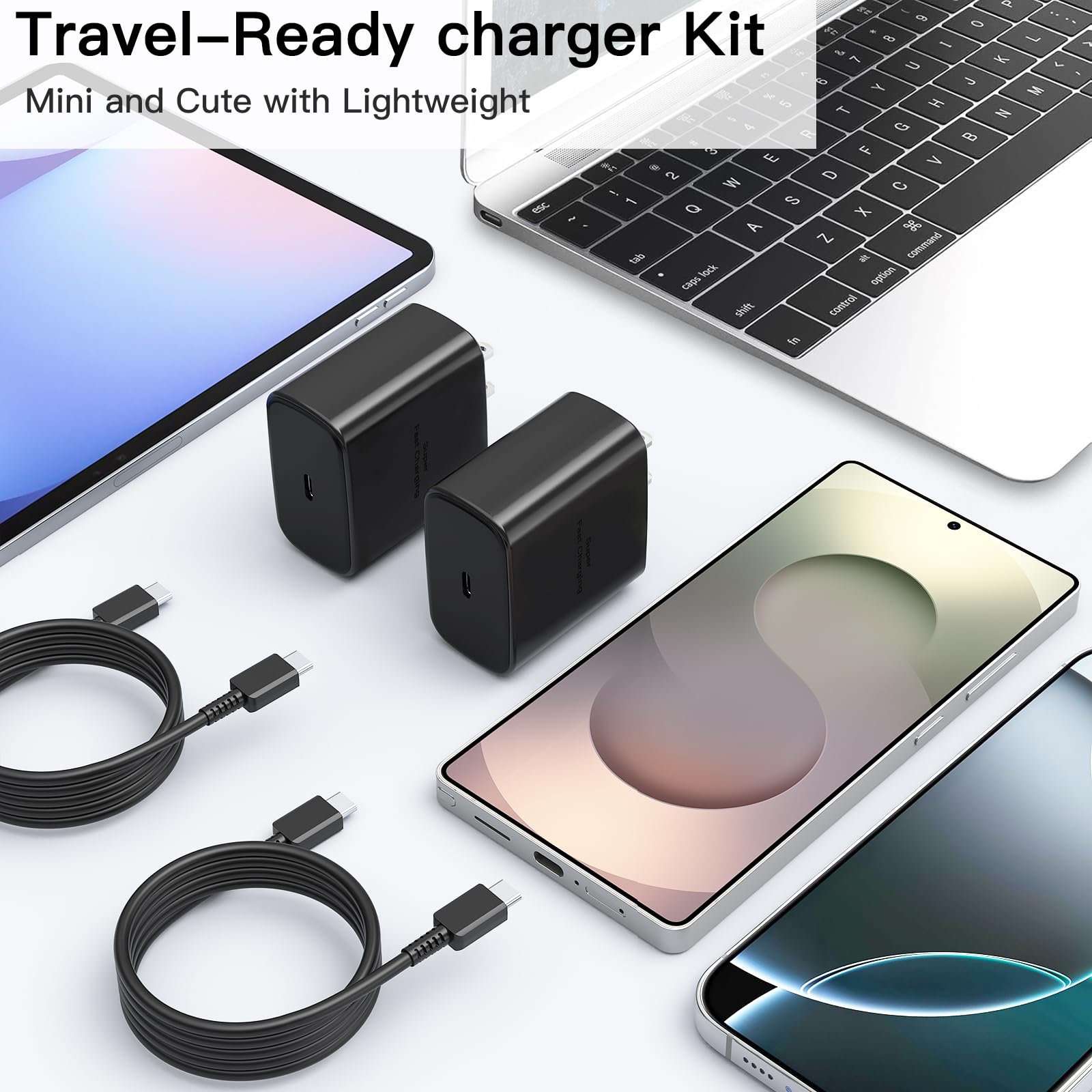 Mitesbony compact charging kit for home, office, and travel.