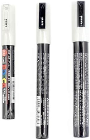 Uni POSCA White PC-5M 1.8–2.5mm nib close up for wide color fills