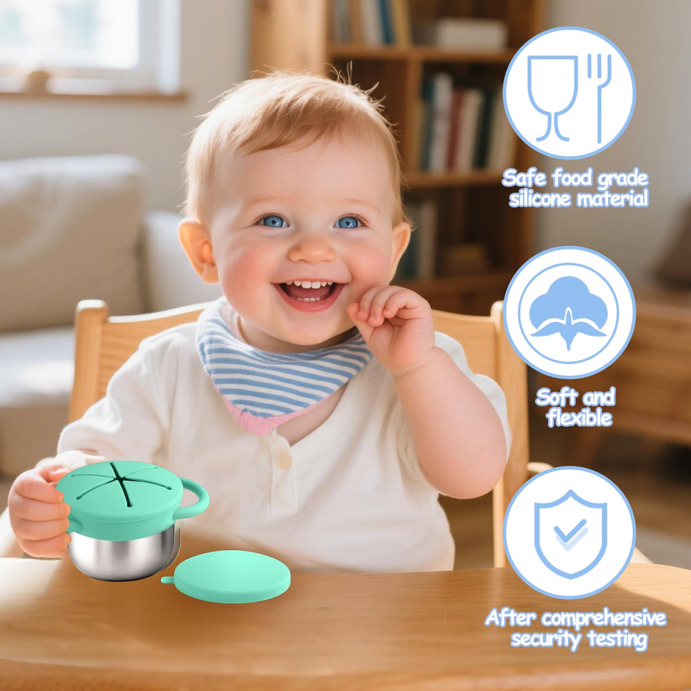Mity Rain food-grade silicone and stainless steel for safe use.