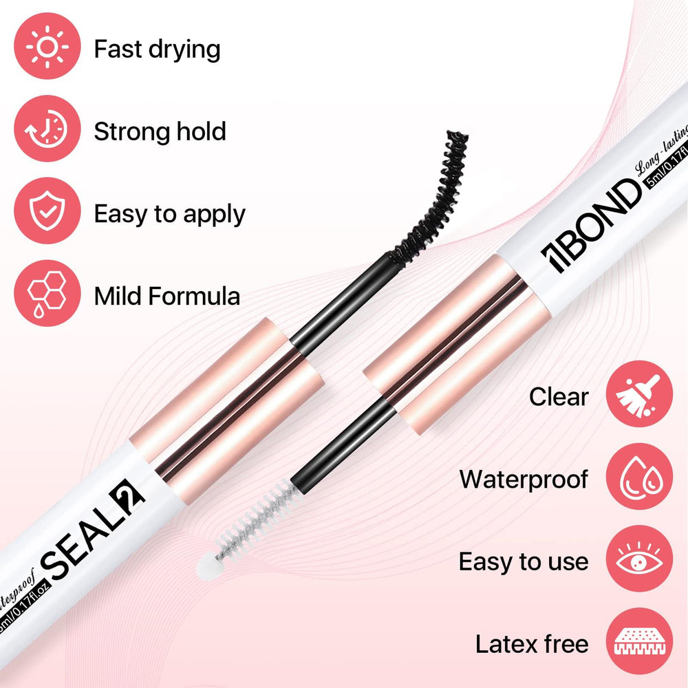 Miuffue DIY lash extension made easy with step-by-step bonding process.