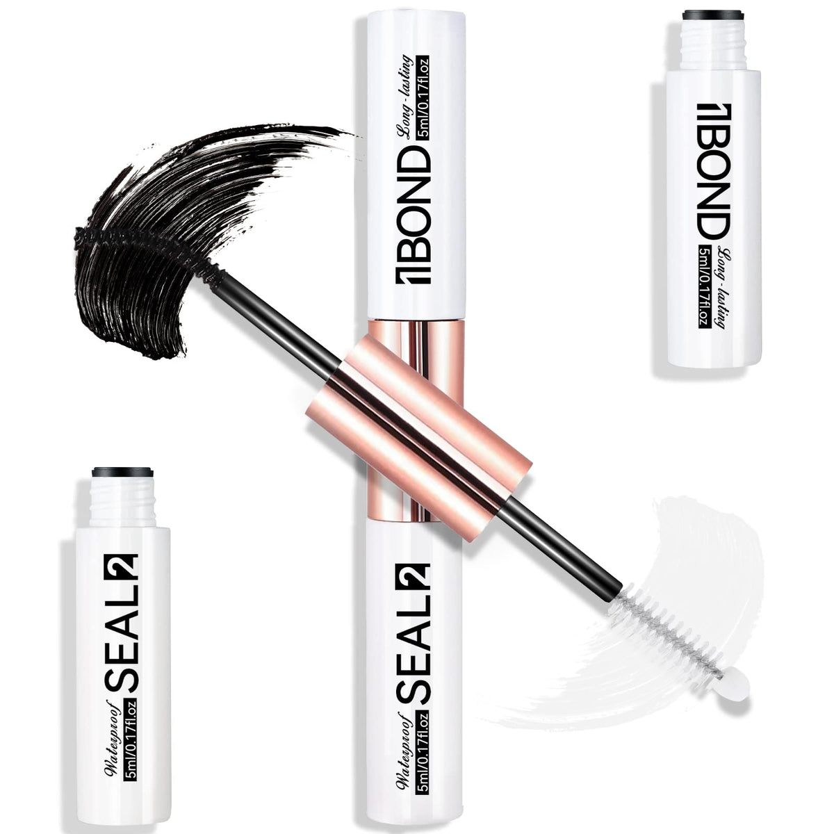 Miuffue eyelash glue compact pack for on-the-go lash bonding and seal.