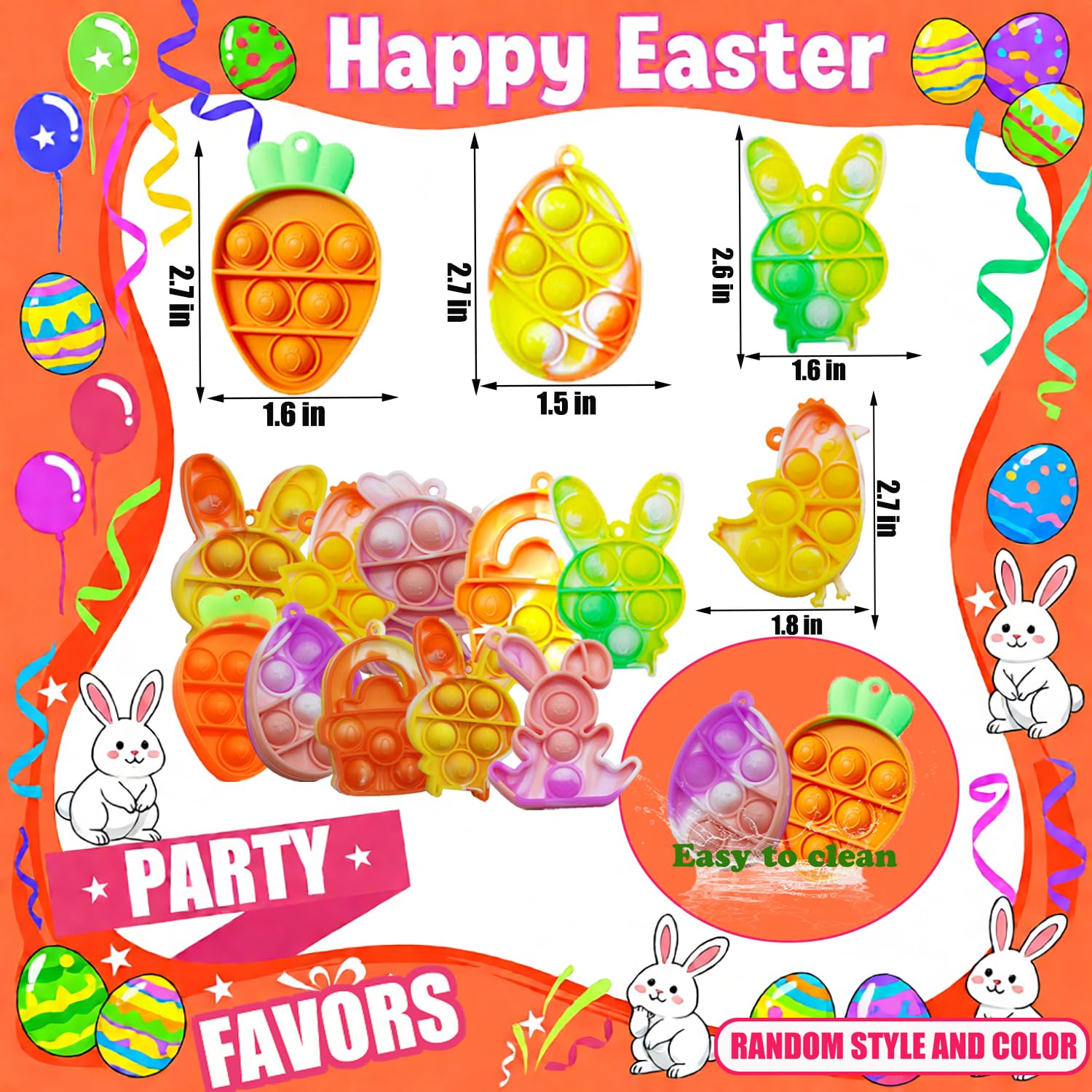Mivanlin Easter basket stuffers ready for party favors and gifting.