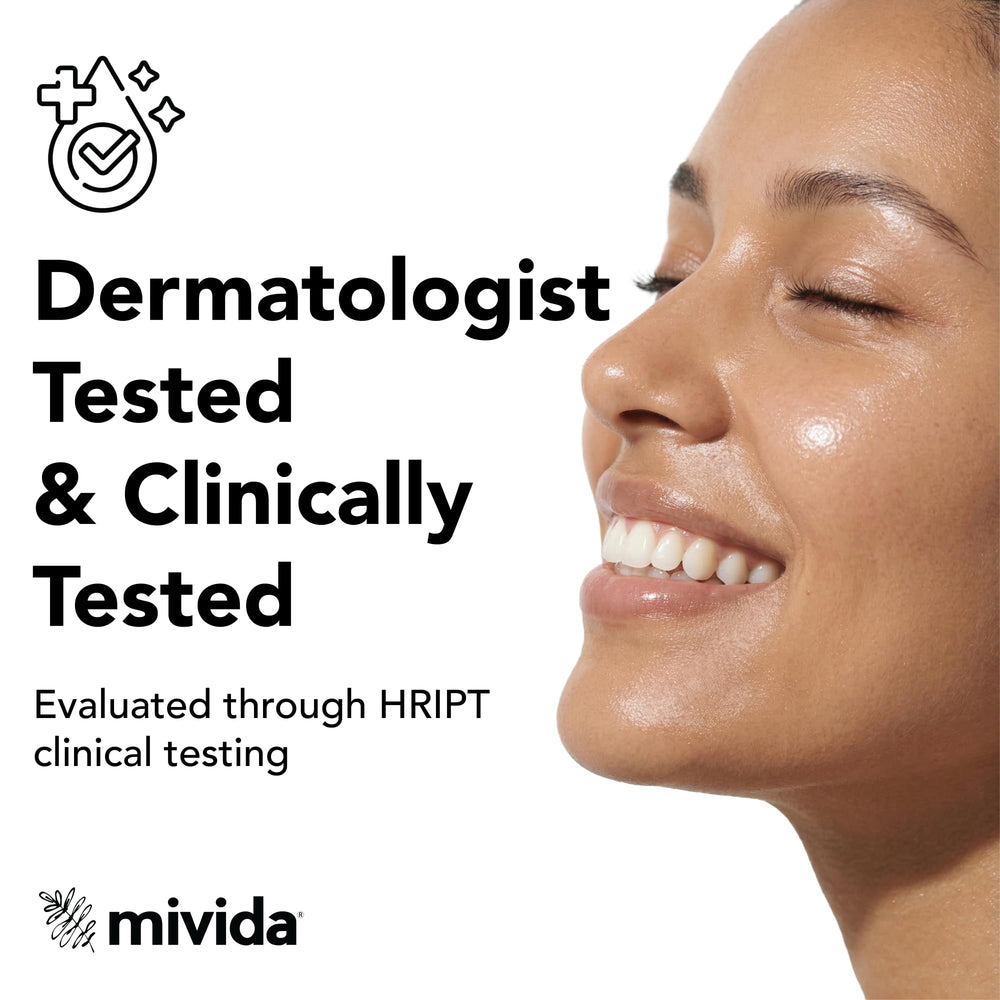 Ingredient close-up showing Vitamin E, Panthenol, Allantoin nourishes skin during removal.