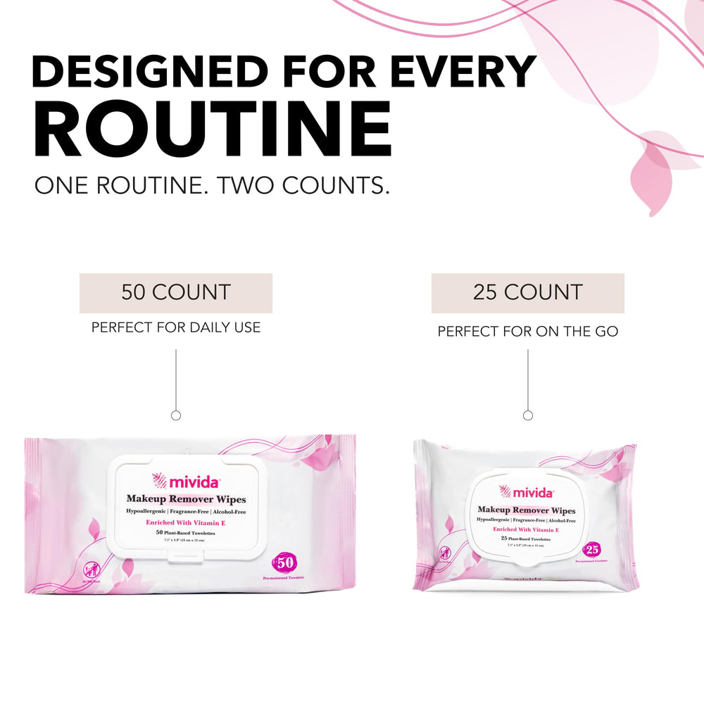 mivida removes waterproof makeup without excessive rubbing