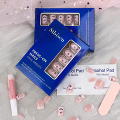 Mivota glue-on nails kit with tools and nail glue