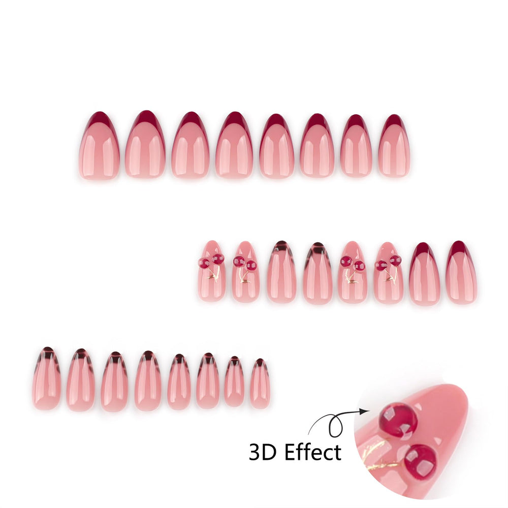 Mivota 24-piece kit image shows glue, tabs, file, and cuticle stick